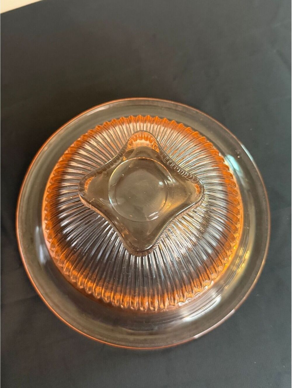 Vintage Hazel Atlas Rolled Edge Pink Depression Glass Mixing Bowl - Picture 4 of 4